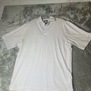FJ footjoy polo golf shirt mens